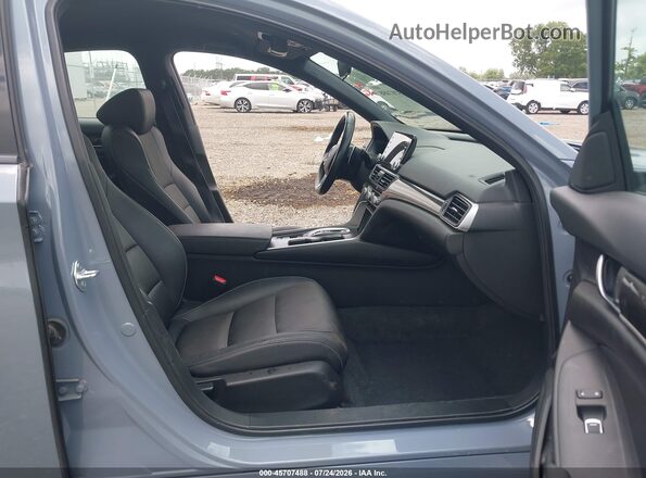 1HGCV3F2XNA033423 2022 HONDA ACCORD Gray Սալոնի դիմացի տեսք