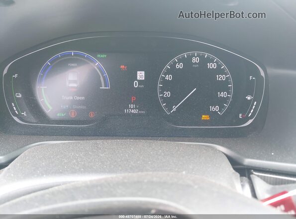 1HGCV3F2XNA033423 2022 HONDA ACCORD Gray Հետևի նստատեղերի տեսք