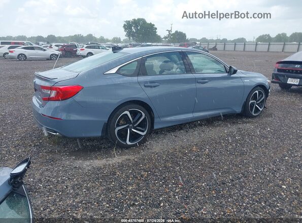 1HGCV3F2XNA033423 2022 HONDA ACCORD Gray Հետևի աջ
