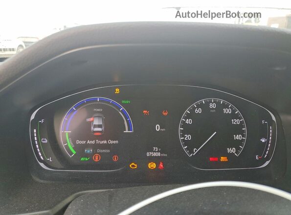 1HGCV3F2XNA036970 2022 HONDA ACCORD White Widok zestawu wskaźników