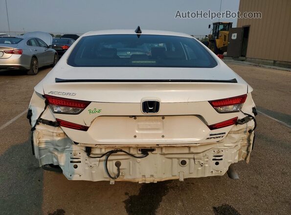 1HGCV3F2XNA036970 2022 HONDA ACCORD White Widok z tyłu