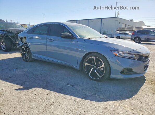 1HGCV3F2XNA039206 2022 HONDA ACCORD Gray Przód prawy