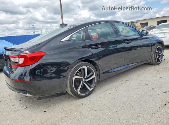 1HGCV3F2XNA041912 2022 HONDA ACCORD Black Tył prawy
