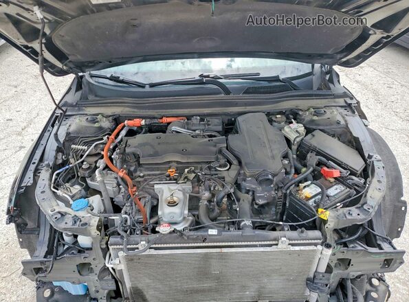 1HGCV3F2XNA041912 2022 HONDA ACCORD Black Widok wnętrza z tyłu