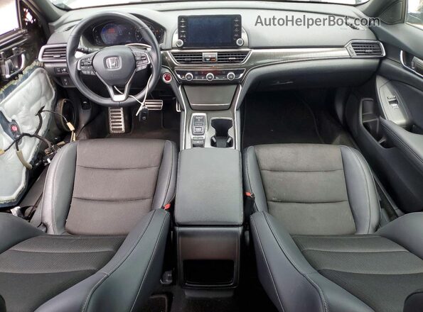 1HGCV3F2XNA041912 2022 HONDA ACCORD Black Widok deski rozdzielczej