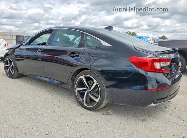 1HGCV3F2XNA041912 2022 HONDA ACCORD Black Tył lewy