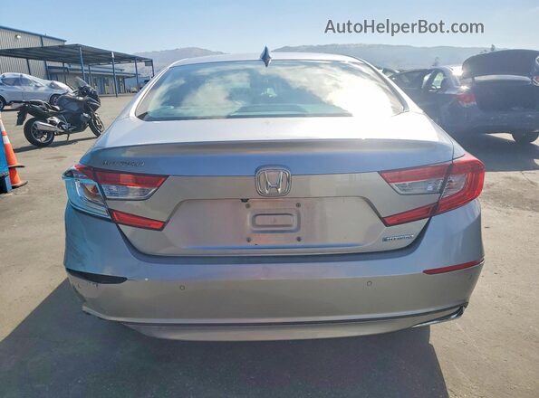 1HGCV3F40LA009081 2020 HONDA ACCORD Silver Rear view