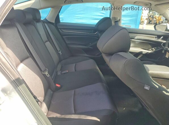 1HGCV3F40LA009081 2020 HONDA ACCORD Silver Rear seats view