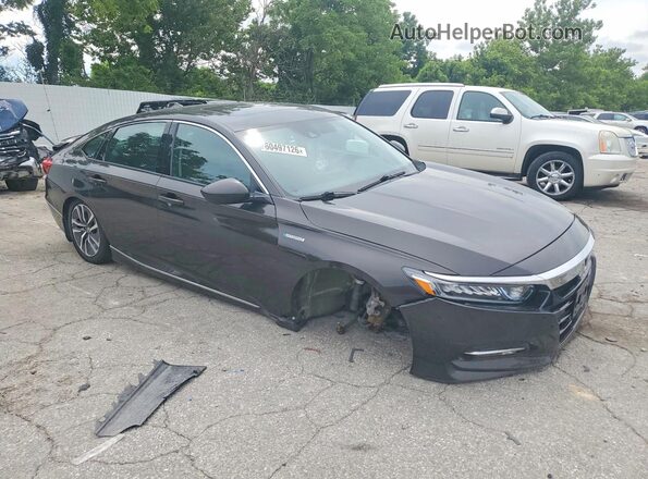1HGCV3F43JA005930 2018 HONDA ACCORD Black წინა მარჯვენა