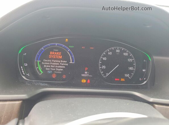 1HGCV3F43JA005930 2018 HONDA ACCORD Black ხელსაწყოთა პანელის ხედი