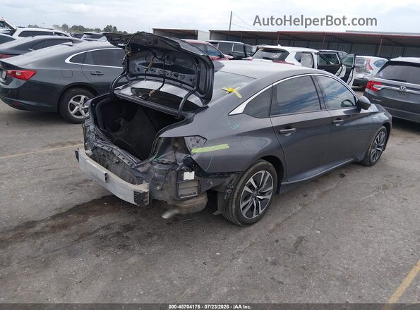 1HGCV3F43KA013379 2019 HONDA ACCORD Gray Trasero derecho