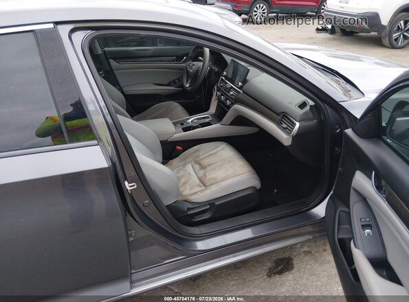1HGCV3F43KA013379 2019 HONDA ACCORD Gray Vista interior delantera