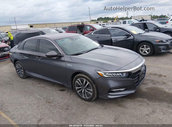 1HGCV3F43KA013379 2019 HONDA ACCORD Gray Vista interior de 360 grados