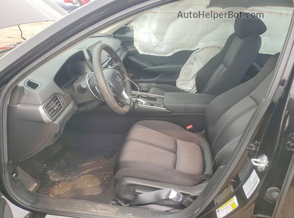 1HGCV3F43MA021646 2021 HONDA ACCORD Black წინა სალონის ხედი