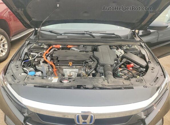 1HGCV3F43MA021646 2021 HONDA ACCORD Black უკანა სალონის ხედი