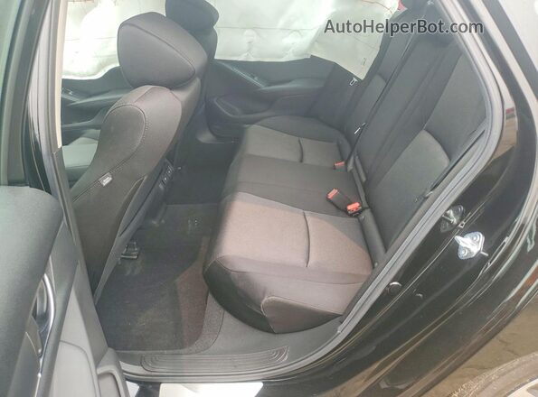 1HGCV3F43MA021646 2021 HONDA ACCORD Black უკანა სავარძლების ხედი