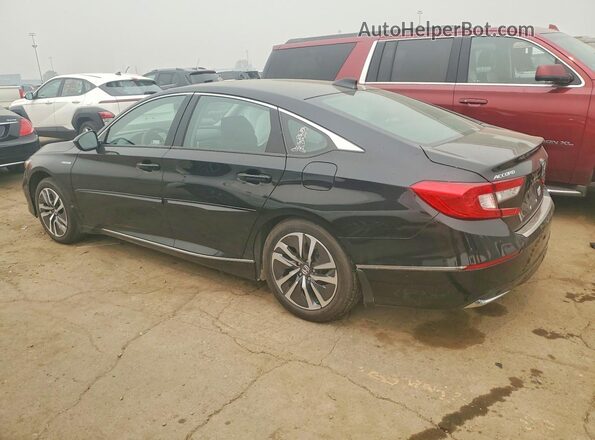 1HGCV3F43MA021646 2021 HONDA ACCORD Black უკანა მარცხენა
