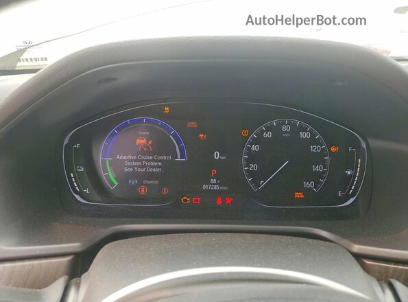 1HGCV3F43MA021646 2021 HONDA ACCORD Black ხელსაწყოთა პანელის ხედი