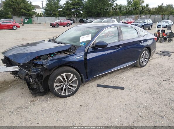 1HGCV3F44LA014090 2020 HONDA ACCORD Синий Передняя левая четверть