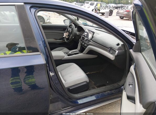 1HGCV3F44LA014090 2020 HONDA ACCORD Синий Вид салона спереди