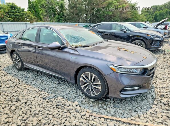 1HGCV3F45JA015214 2018 HONDA ACCORD Угольный Передняя правая четверть