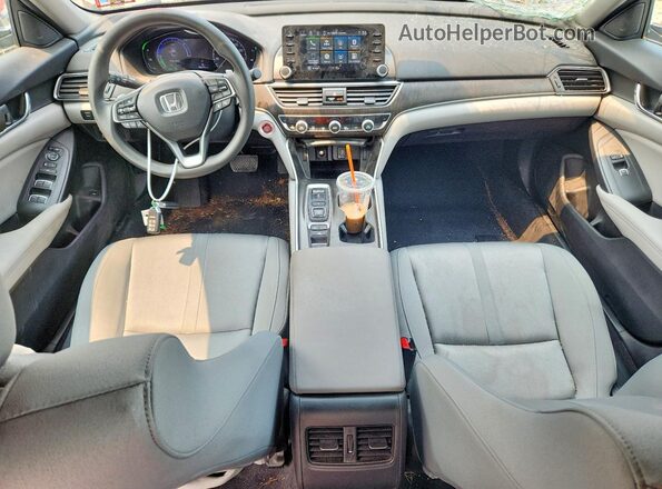 1HGCV3F45JA015214 2018 HONDA ACCORD Угольный Вид панели приборов