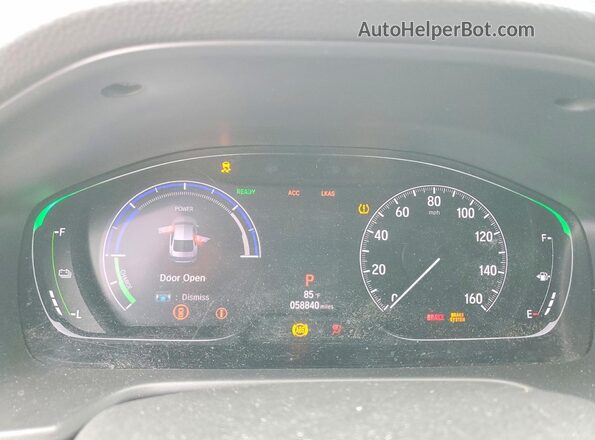1HGCV3F46LA001941 2020 HONDA ACCORD Серый Вид щитка приборов