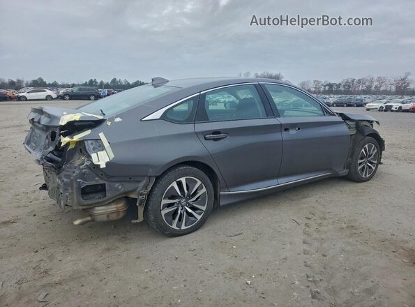 1HGCV3F49KA012656 2019 HONDA ACCORD Gray Հետևի աջ