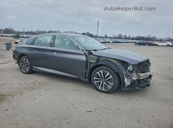 1HGCV3F49KA012656 2019 HONDA ACCORD Gray Առջևի աջ