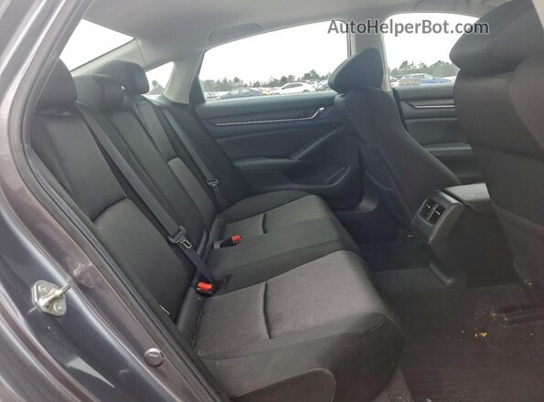 1HGCV3F49KA012656 2019 HONDA ACCORD Gray Հետևի նստատեղերի տեսք