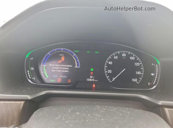 1HGCV3F49KA012656 2019 HONDA ACCORD Gray Սարքավորումների վահանակի տեսք