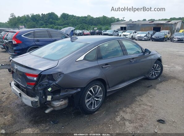 1HGCV3F4XJA000725 2018 HONDA ACCORD Gray უკანა მარჯვენა