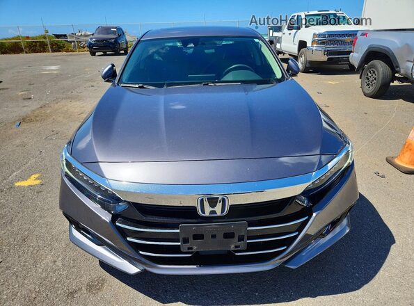 1HGCV3F4XMA004004 2021 HONDA ACCORD Charcoal Vista frontal