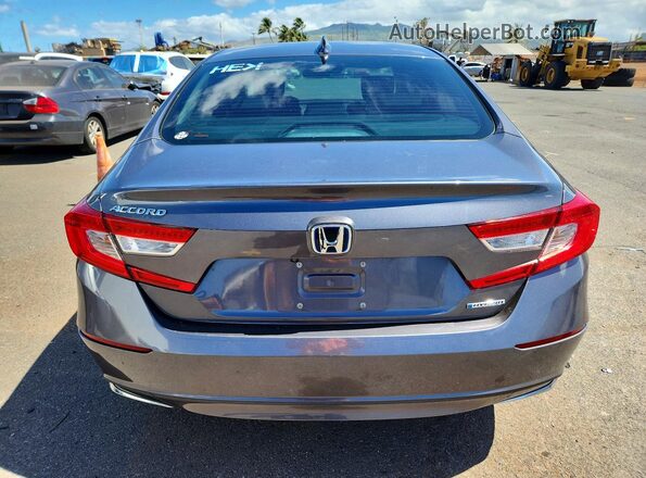 1HGCV3F4XMA004004 2021 HONDA ACCORD Charcoal Vista trasera