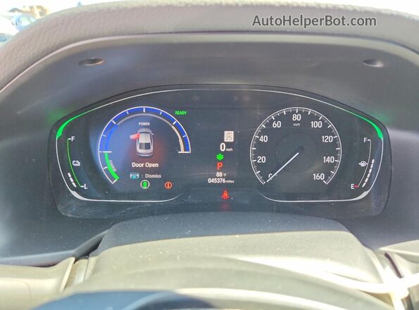 1HGCV3F4XMA004004 2021 HONDA ACCORD Charcoal Vista del cuadro de instrumentos