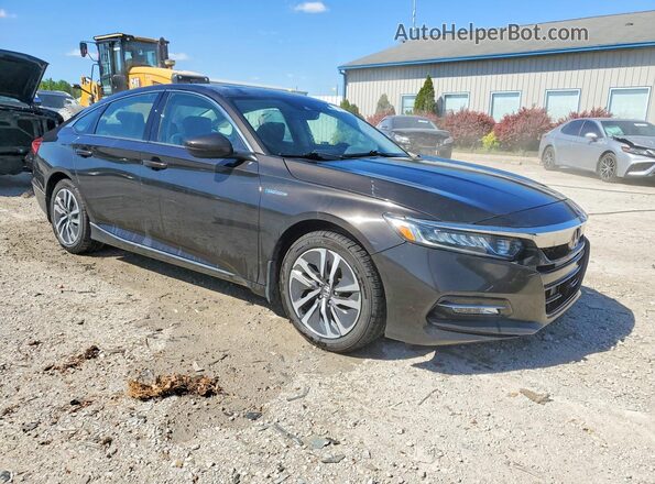 1HGCV3F50JA013136 2018 HONDA ACCORD Brown Передня права чверть
