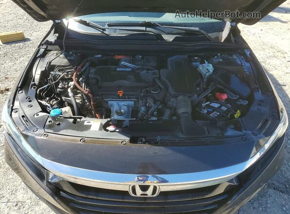 1HGCV3F50JA013136 2018 HONDA ACCORD Brown Вид задньої частини салону