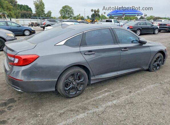 1HGCV3F50KA010853 2019 HONDA ACCORD Gray Rear right
