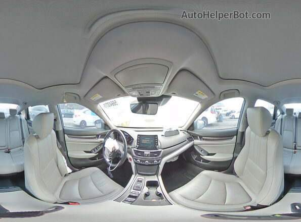 1HGCV3F50KA010853 2019 HONDA ACCORD Gray VIN sticker view