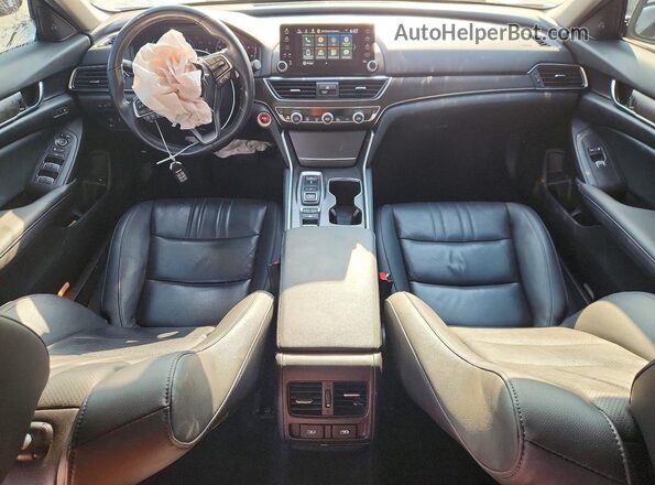 1HGCV3F51NA010090 2022 HONDA ACCORD Серый Вид панели приборов