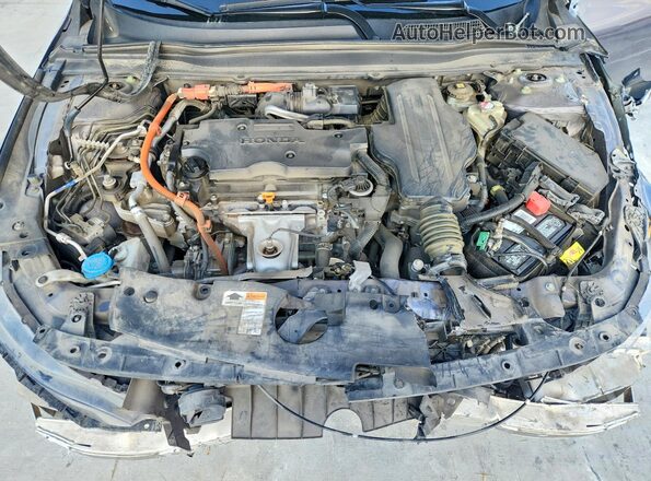 1HGCV3F51NA010090 2022 HONDA ACCORD Серый Вид задней части салона