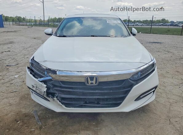 1HGCV3F52KA017965 2019 HONDA ACCORD White წინა ხედი