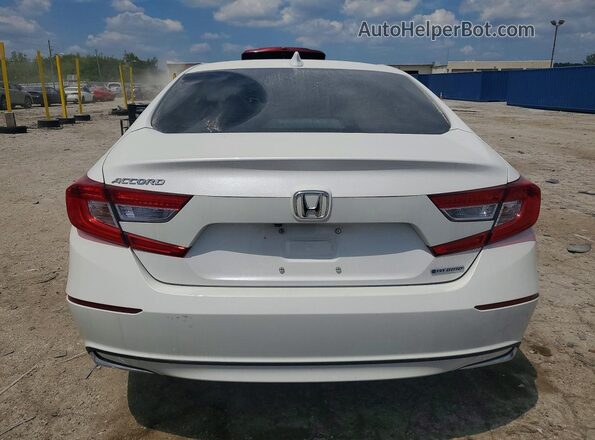 1HGCV3F52KA017965 2019 HONDA ACCORD White უკანა ხედი
