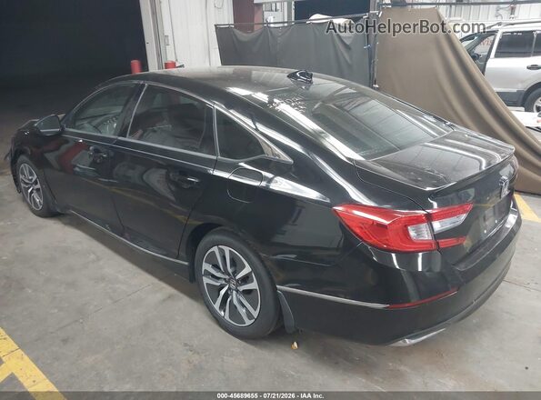 1HGCV3F53JA002017 2018 HONDA ACCORD Черный Задняя левая четверть