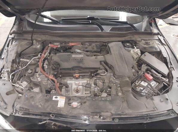 1HGCV3F53JA002017 2018 HONDA ACCORD Черный Вид сзади