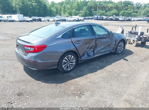 1HGCV3F53JA003622 2018 HONDA ACCORD Gray Հետևի աջ