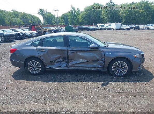 1HGCV3F53JA003622 2018 HONDA ACCORD Gray Սալոնի հետևի տեսք
