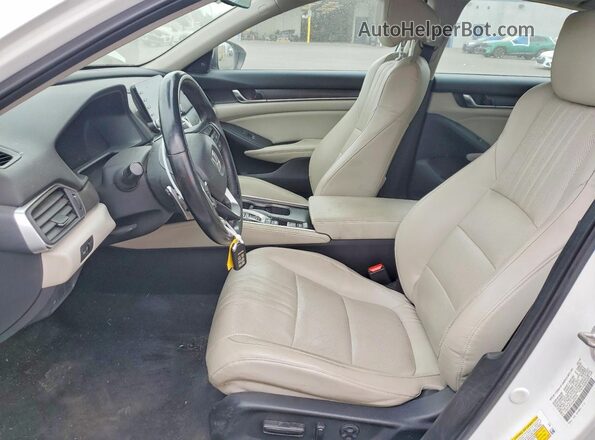 1HGCV3F53JA005578 2018 HONDA ACCORD White Սալոնի դիմացի տեսք