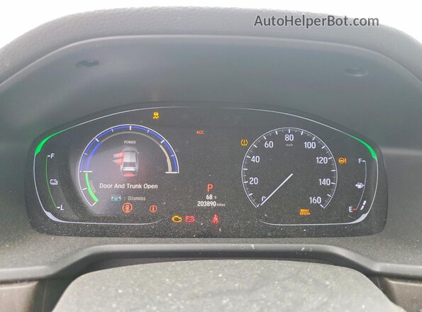 1HGCV3F53JA005578 2018 HONDA ACCORD White Սարքավորումների վահանակի տեսք