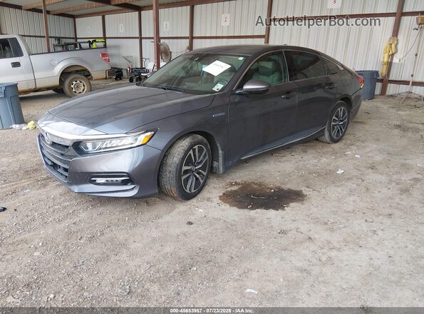1HGCV3F54LA013479 2020 HONDA ACCORD Gray წინა მარცხენა ხედი სამი მეოთხედიდან